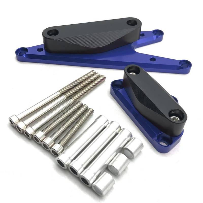 AXCAR Motorrad Motorgehäuse Stator Zündungsabdeckung Guards Crash Pad Sliders Protector Für Bandit 1250 Für GSX1250 2007-2017 Motorgehäuse Stator(Blue) von AXCAR