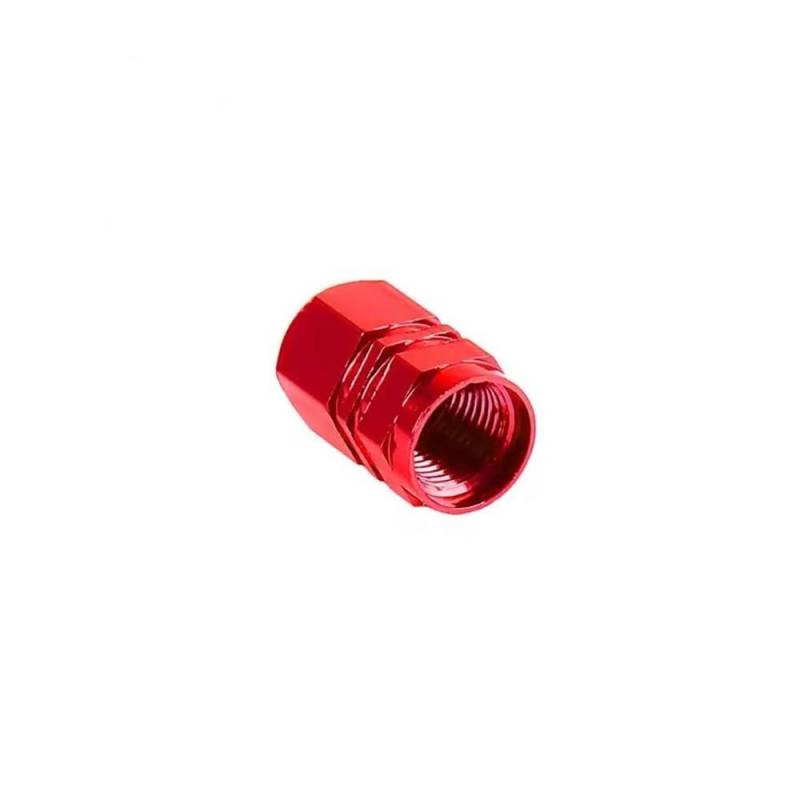 AXCAR Motorrad Rad Reifen Reifen Aluminiumlegierung Ventilkappen Vorbau Abckung Sechseckige Reifen Rad Ventilkappen Motorrad Bolzen(Red) von AXCAR
