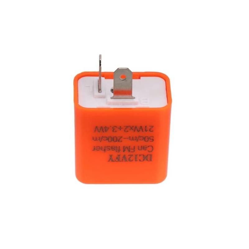 AXCAR Motorrad-Relais Verstellbar Motorrad-Lichter 12 V 2-polig(Color1) von AXCAR