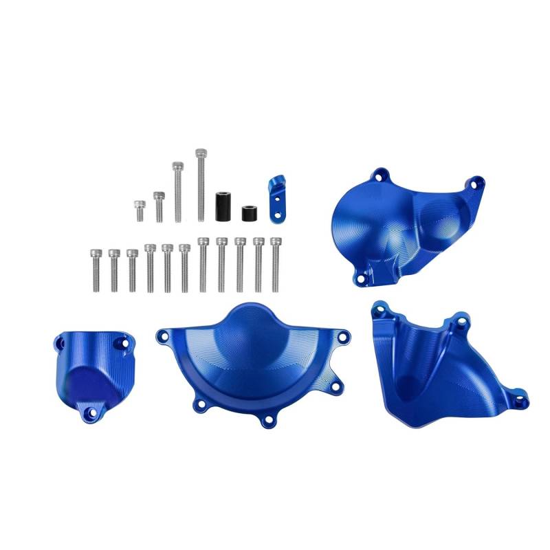 AXCAR Motorstatorabdeckungssatz Gehäuseschutz Slider Protector Motorrad Für S1000XR Für S1000 XR RR Für S1000RR 2019-2023 Motorgehäuse Stator(Blue) von AXCAR