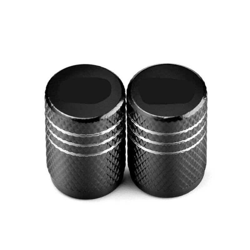 AXCAR Reifen Ventilkappen Motorrad Rad Reifen Vorbau Abckungen Für F800GS Für F700GS Für R1250GS Für R1200GS Für G310GS Für F 800 GS Für R 1200 GS Motorrad Bolzen(2 PCS Black) von AXCAR