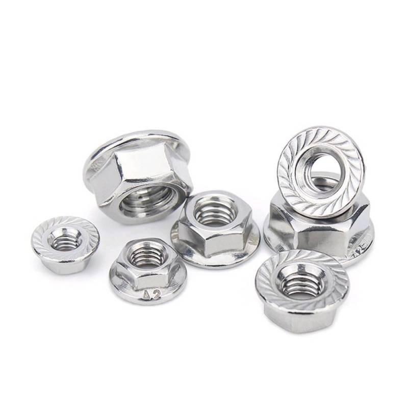 AXCAR Sechskantmutter 304 Edelstahl M3 M4 M5 M6 M8 M10 M20 Mutter Motorrad Bolzen(M10(10pcs)) von AXCAR