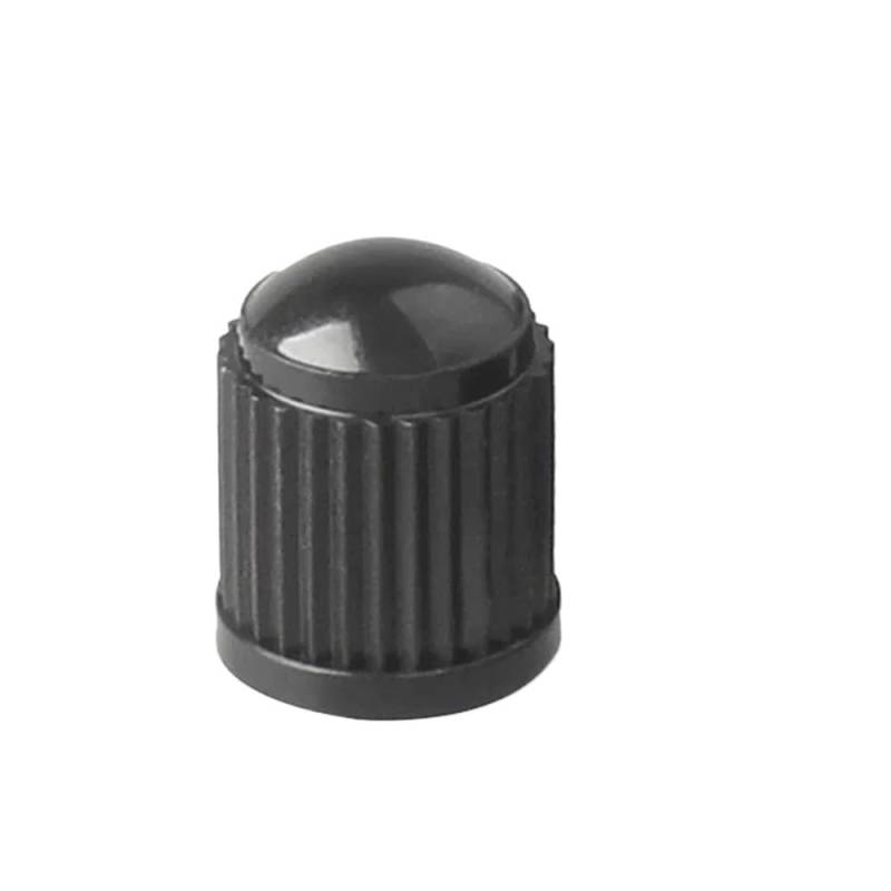 AXCAR Universal-Ventilkappe Aus Kunststoff Rad-Reifen-Luftvorbau-Abckung Staub-Reifen-Ventilkappen Für Auto Und Motorrad Motorrad Bolzen(Black 1pc) von AXCAR