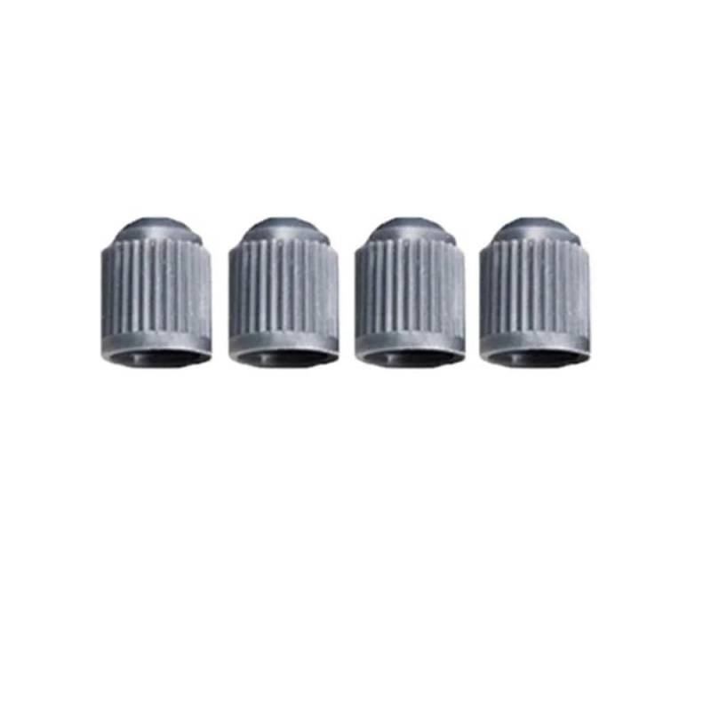 AXCAR Universal-Ventilkappe Aus Kunststoff Rad-Reifen-Luftvorbau-Abckung Staub-Reifen-Ventilkappen Für Auto Und Motorrad Motorrad Bolzen(Grey 4pcs) von AXCAR