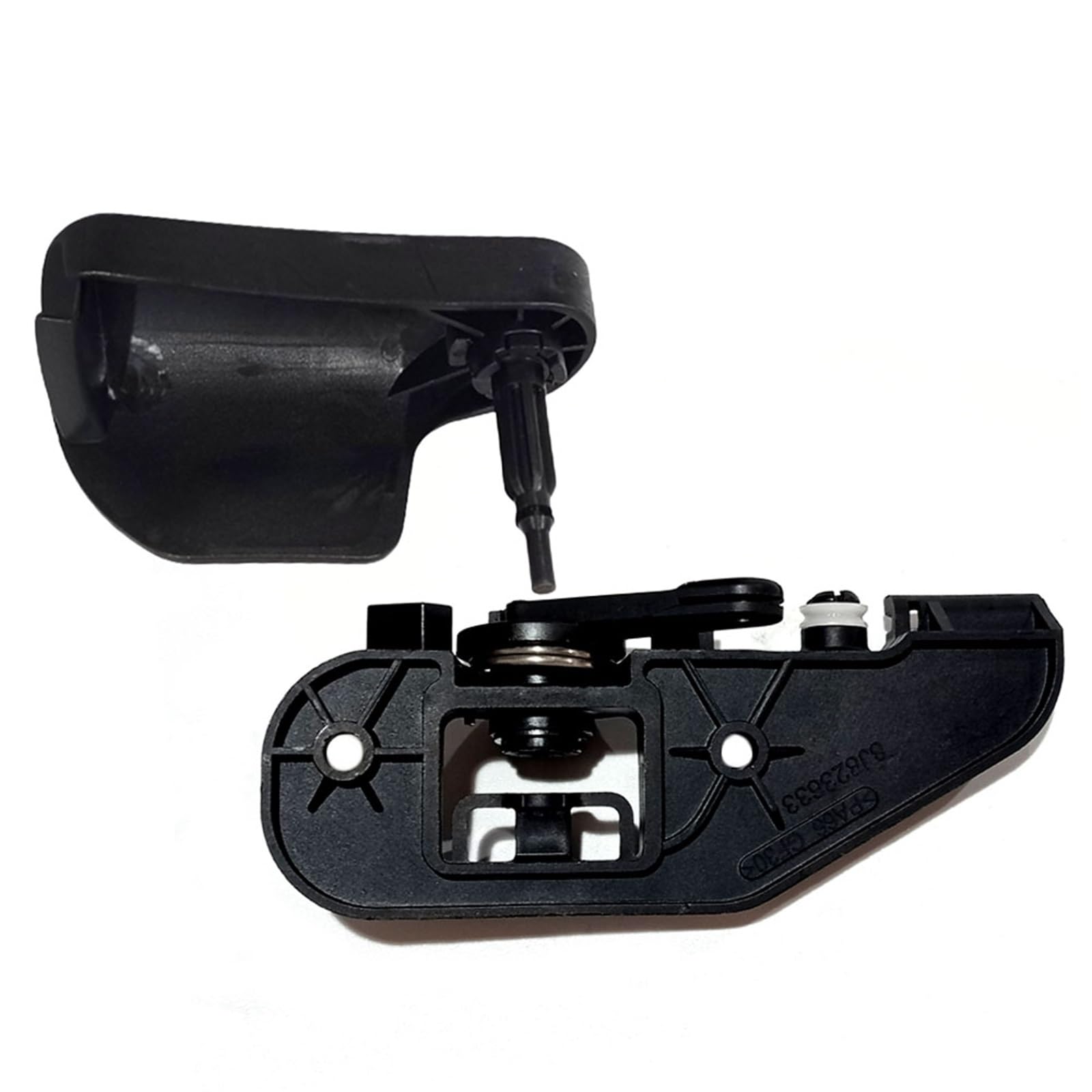 AXCDEVFC Motorhaube Hebel Kompatibel Mit Für TT RS 2010 2011 2012 2013 2014 Motorhauben-Entriegelungshebel-Griffabdeckung LHD Und Entriegelungshalterung 4PK Auto-Styling 8J2823533C(LHD with Bracket) von AXCDEVFC