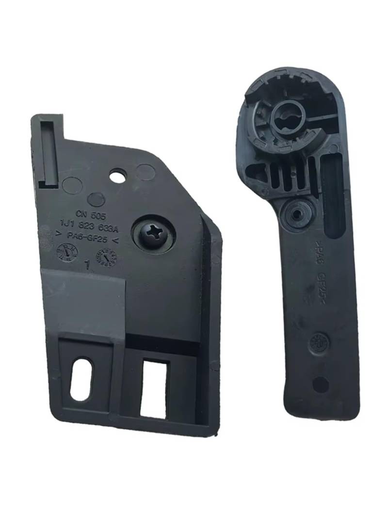 AXCDEVFC Motorhaube Hebel Kompatibel Mit VW Für Golf Für MK4 1998 1999 2000 2001 2002 2003 2004-2006 Schwarzer Motorhaubenentriegelungsgriff + Halterung OEM: 1J1823633A 1J1823533C von AXCDEVFC