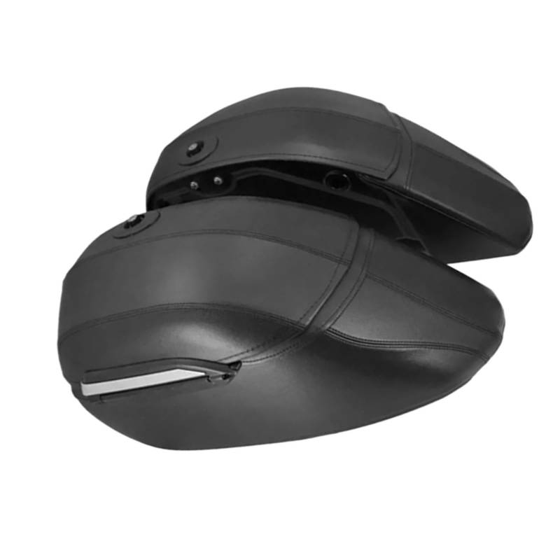 AXCDEVFC Motorrad Gepäcktasche Kompatibel Mit Für VN400 Für VN800 Für VN900 Für VN1500 Für VN1600 Für VN1700 Für VN2000 Motorrad-Kofferraum-Gepäcktaschen Satteltaschen-Halterungssatz von AXCDEVFC