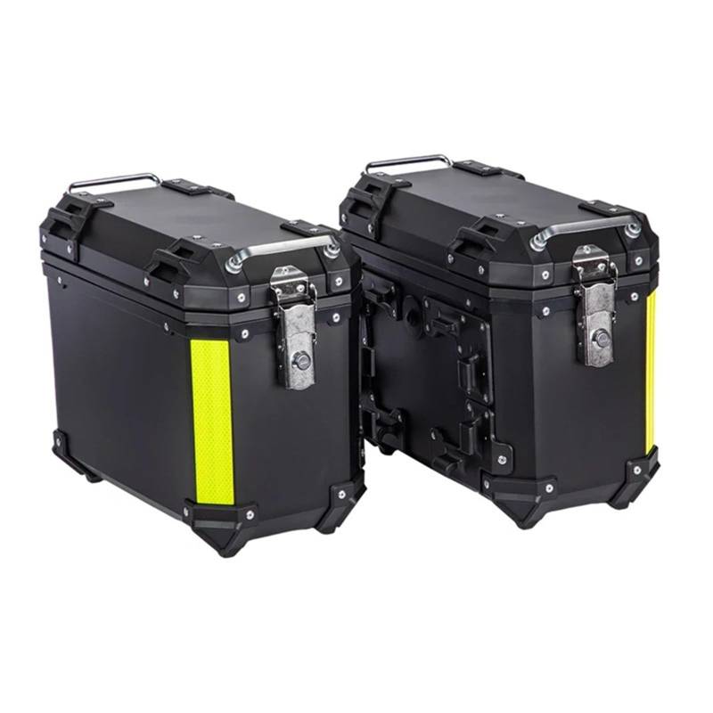AXCDEVFC Motorrad Gepäcktasche Kompatibel Mit Suzuki, 2 Stück, Motorrad-Satteltasche, Kofferraum, Oberer Kofferraumdeckel, Seitlicher Gepäckkoffer, Seitenbox, Gepäckaufbewahrungstasche, Seitentasche von AXCDEVFC