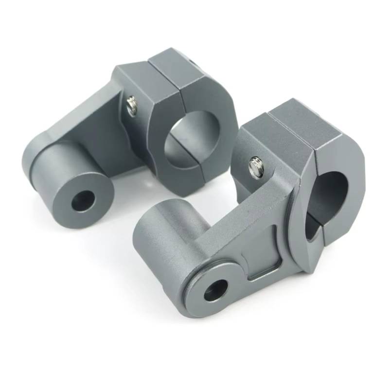 AXCDEVFC Motorrad Lenkererhöhung Für CB1000R 2018 2019 11/8 Zoll 28 Mm Motorrad Lenkererhöhung Verstellbare Stangenklemmen Motorrad Lenkerhalterung Klemmheber Zubehör(Gray) von AXCDEVFC