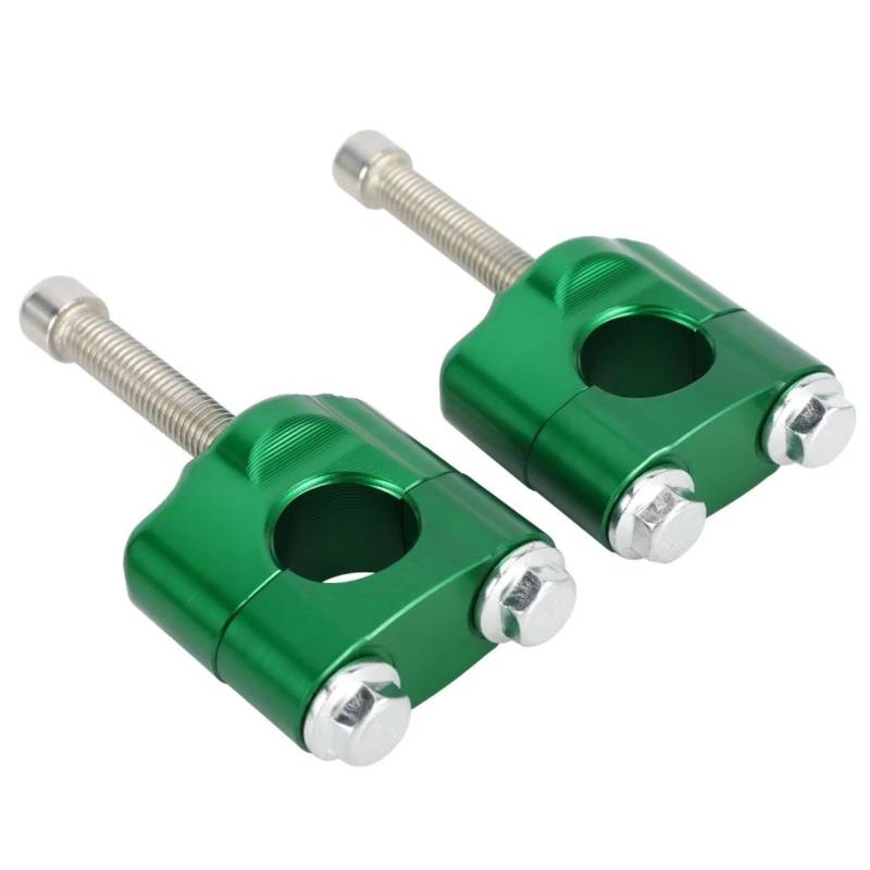 AXCDEVFC Motorrad Lenkererhöhung Kompatibel Mit Für KLX140 Motorrad-Lenkerklemme Lenkererhöhung Adapter Motorrad Lenkerhalterung Klemmheber Zubehör(Silver) von AXCDEVFC