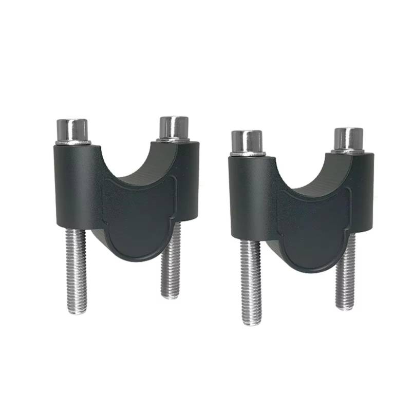 AXCDEVFC Motorrad Lenkererhöhung Kompatibel Mit Suzuki Für V-Strom 800DE 2023 2024 Motorrad Lenker Riser Halterung Lenkerklemme Rise Extend Adapter Zubehör(Black) von AXCDEVFC
