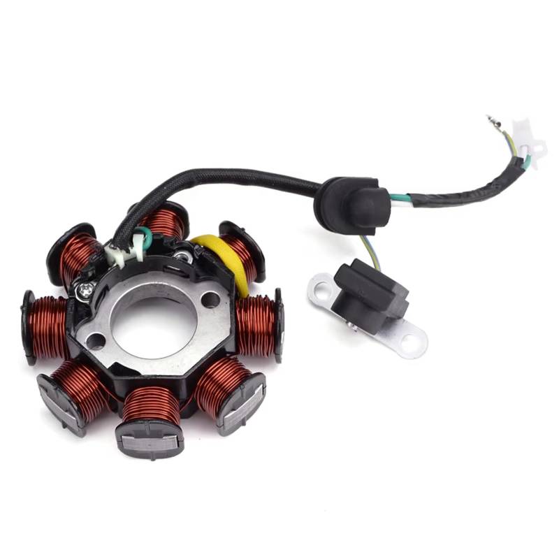 AXCDEVFC Motorrad Statorspule Für ANF125 2003 2004 2005 2006 2007 Für ANF125T Für Innova 2005 2006 31120-KPW-9010 Motorrad Generator Magneto Stator Spule Zubehör von AXCDEVFC