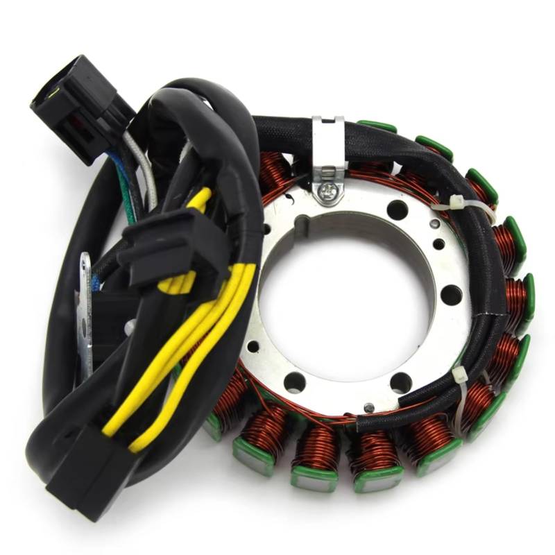 AXCDEVFC Motorrad Statorspule Kompatibel Mit Suzuki Für DR650 1996-2016 Für XF650 Freewind 1997-2001 32101-32E00-000 Motorrad Zündung Magneto Stator Spule Zubehör von AXCDEVFC