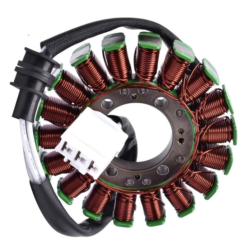 AXCDEVFC Motorrad Statorspule Kompatibel Mit Yamaha Für R6 Für YZF-R6 2006 2C0-81410-00-00 Motorrad Generator Stator Spule Motorrad Stator Spule Zubehör von AXCDEVFC