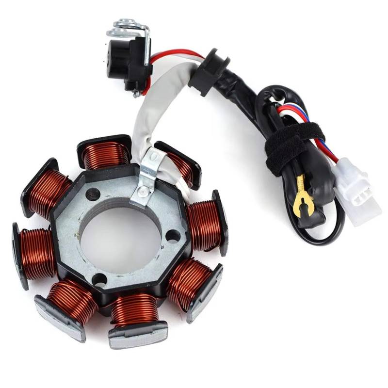 AXCDEVFC Motorrad Statorspule Kompatibel Mit Yamaha Für XT125R Für XT125X 2007 2008 3D9-H1410-01 Motorrad-Statorspule Motorrad-Magneto-Statorplatte Zündspule von AXCDEVFC