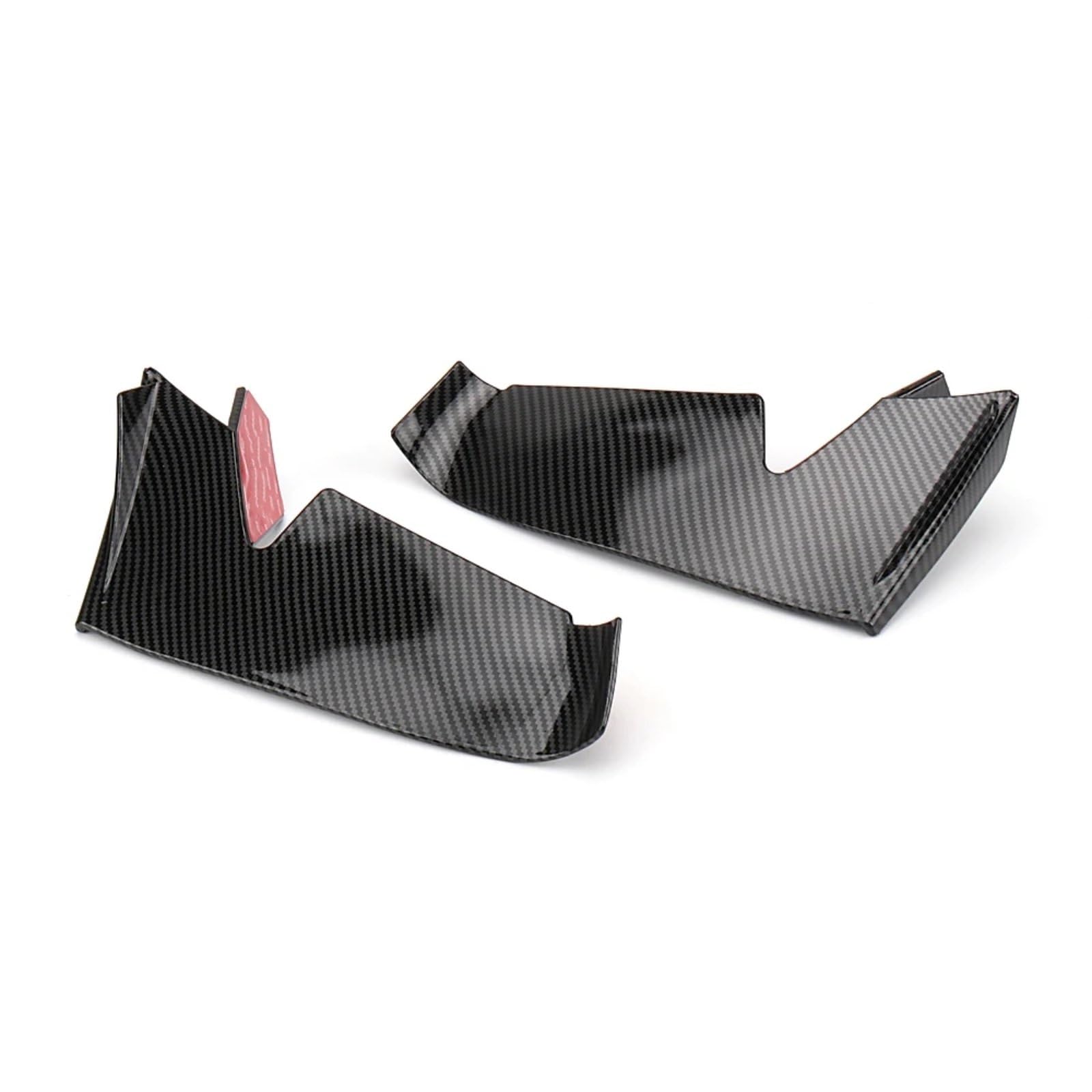AXCDEVFC Motorrad Winglets Kompatibel Mit Aprilia Für RS660, 2 Stück, Motorrad-Winglet, Aerodynamisch, Für Flügel, Luftabweiser, Spoiler, Frontverkleidung, Dekorativ(Carbon Fiber) von AXCDEVFC