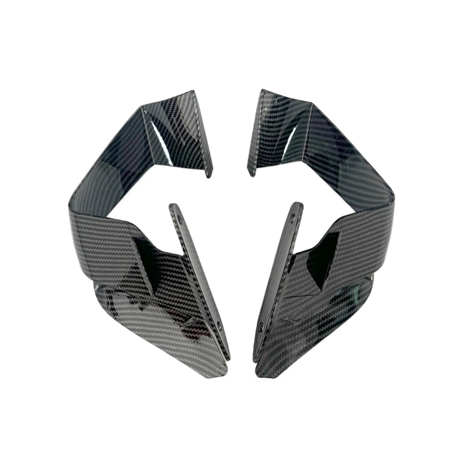 AXCDEVFC Motorrad Winglets Kompatibel Mit S1000RR 2015 2016 2017 2018 Motorrad-Luftabweiser, Seitenflügel, Aerodynamischer Spoiler Für Flügel, Feste Winglet-Motorraddekoration(Carbon Fibre) von AXCDEVFC