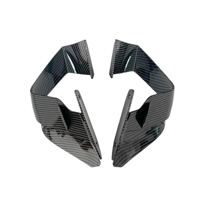 AXCDEVFC Motorrad Winglets Kompatibel Mit S1000RR 2015 2016 2017 2018 Motorrad-Luftabweiser, Seitenflügel, Aerodynamischer Spoiler Für Flügel, Feste Winglet-Motorraddekoration(Carbon Fibre) von AXCDEVFC