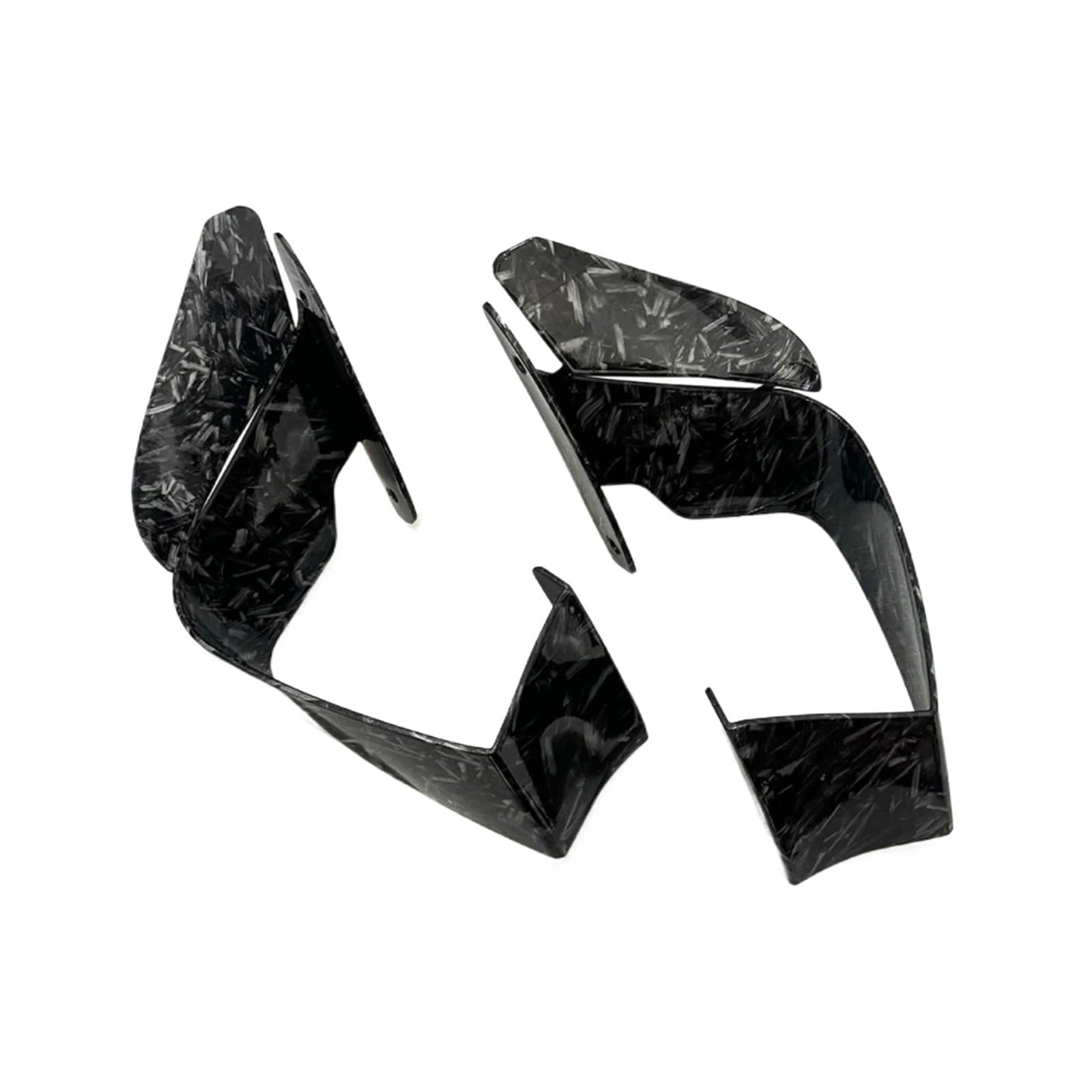 AXCDEVFC Motorrad Winglets Kompatibel Mit S1000RR 2015 2016 2017 2018 Motorrad-Luftabweiser, Seitenflügel, Aerodynamischer Spoiler Für Flügel, Feste Winglet-Motorraddekoration(Forging Pattern) von AXCDEVFC