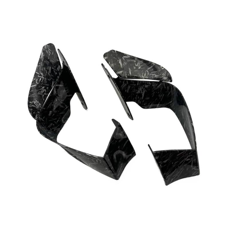 AXCDEVFC Motorrad Winglets Kompatibel Mit S1000RR 2015 2016 2017 2018 Motorrad-Luftabweiser, Seitenflügel, Aerodynamischer Spoiler Für Flügel, Feste Winglet-Motorraddekoration(Forging Pattern) von AXCDEVFC