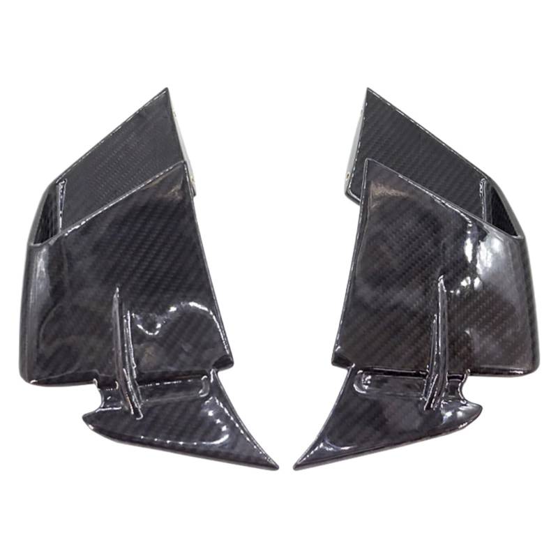 AXCDEVFC Motorrad Winglets Kompatibel Mit S1000RR Für M1000RR 2019 2020 2021 2022 2023, 2-teilige Motorrad-Windschutzscheibe Für Flügelverkleidung, Vorderer Aerodynamischer Spoiler, Winglet von AXCDEVFC