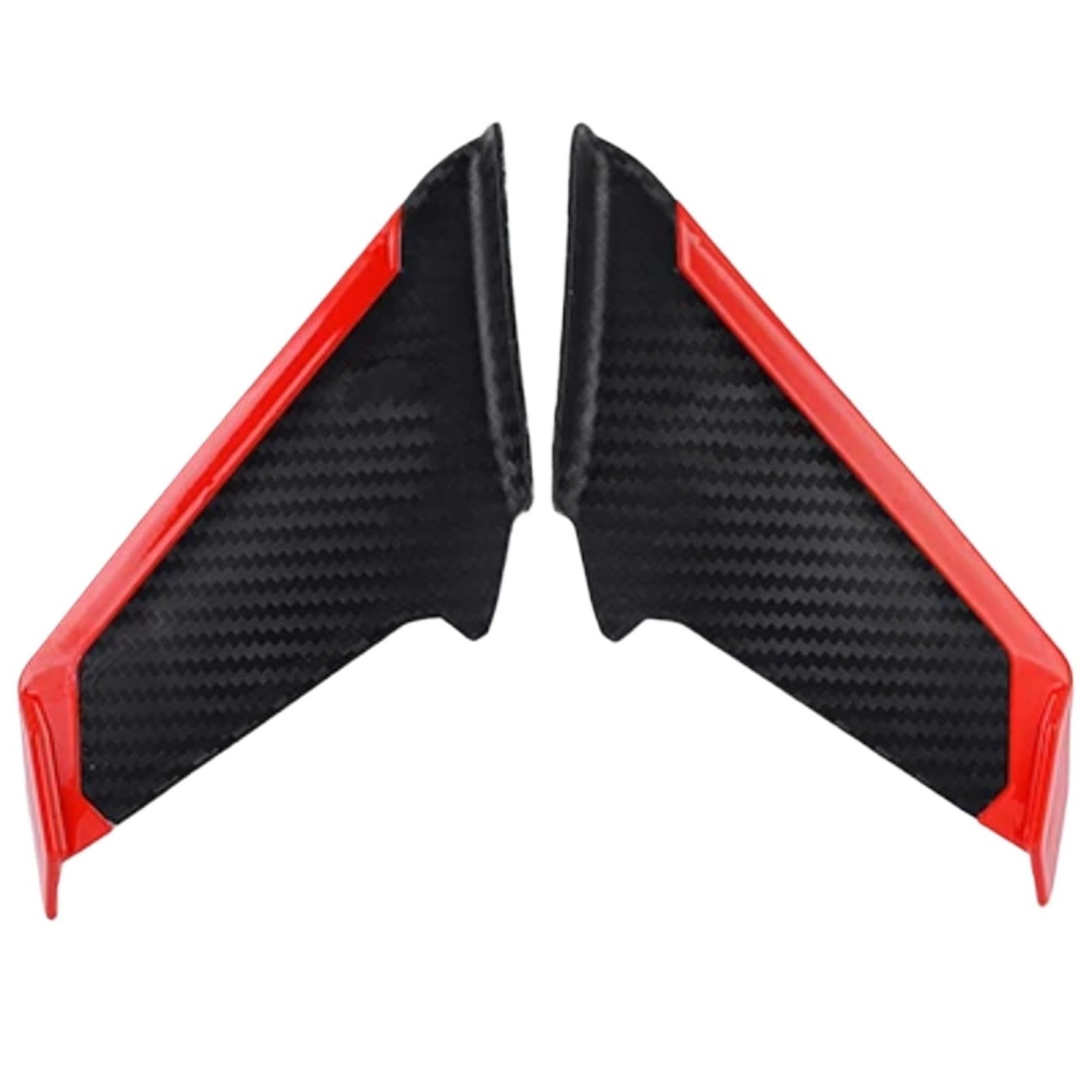 AXCDEVFC Motorrad Winglets Kompatibel Mit Yamaha Für YZF-R1 Für YZF-R3 Für YZF-R6 Für YZF-R7 Für YZF-R15 Für YZF-R25 Für YZF-R125 2 Stück Motorrad-Winglet-Aerodynamik-Spoiler Für Flügel(Red) AXCDEVFC Motorrad Winglets Kompatibel Mit Yamaha Für YZF-R1 Für YZF-R3 Für YZF-R6 Für YZF-R7 Für YZF-R15 Für YZF-R25 Für YZF-R125 2 Stück Motorrad-Winglet-Aerodynamik-Spoiler Für Flügel(Red) von AXCDEVFC
