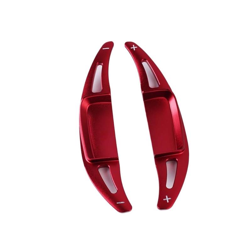 AXCDEVFC Paddle Shifters Kompatibel Mit Benz Für C-Klasse C200 Sports 200L Sports 350L Sports 4MATIC Sports 2022 2023 2024 Auto-Schaltwippen-Lenkrad-Schaltverlängerung(Red) von AXCDEVFC