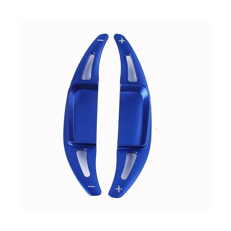 AXCDEVFC Paddle Shifters Kompatibel Mit Benz Für E-Klasse E260 Sports E300 Sports 2021 2022 Auto-Schaltwippenabdeckung Schaltwippen-Lenkradschaltverlängerung(Blue) von AXCDEVFC