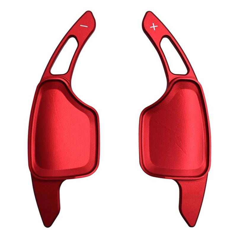 AXCDEVFC Paddle Shifters Kompatibel Mit Cadillac Für XT4 CT4 CT5 XT6, Auto-Schaltwippen Aus Aluminiumlegierung Lenkrad-Schaltwippen Innenraummodifikationen(Red) von AXCDEVFC