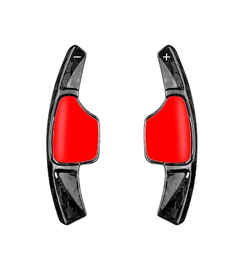 AXCDEVFC Paddle Shifters Kompatibel Mit Cadillac Für XT4 CT4 CT5 XT6 Carbonfaser-Textur Auto-Lenkrad-Schaltwippenverlängerung Innenraummodifikationen Zubehör(Black) von AXCDEVFC