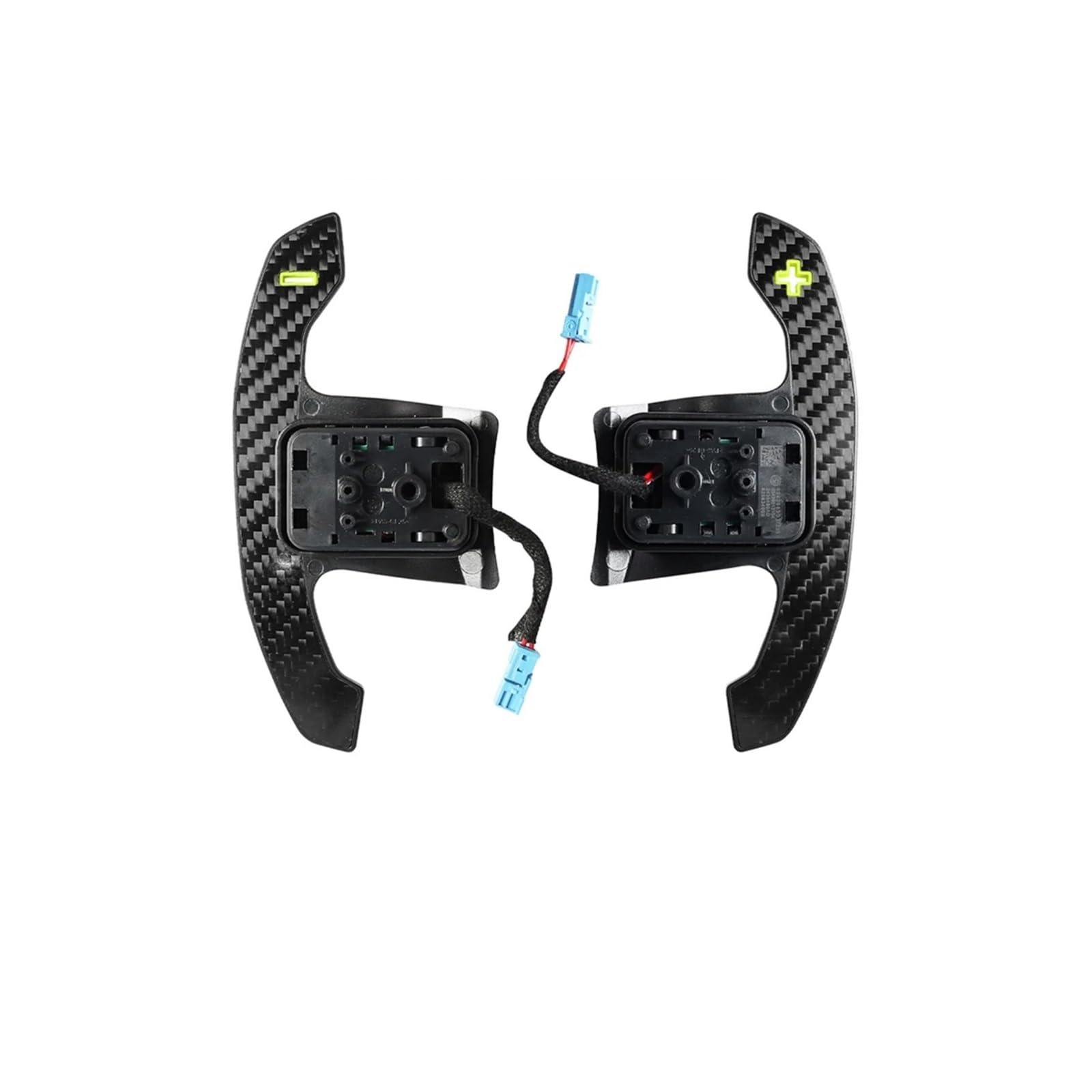 AXCDEVFC Paddle Shifters Kompatibel Mit Für 1er 2er 3er 4er F20 F22 F30 F32 F48 F25 F26 Auto-Schaltwippenverlängerung Lenkrad-Schaltwippen-Innenzubehör(Yellow) von AXCDEVFC