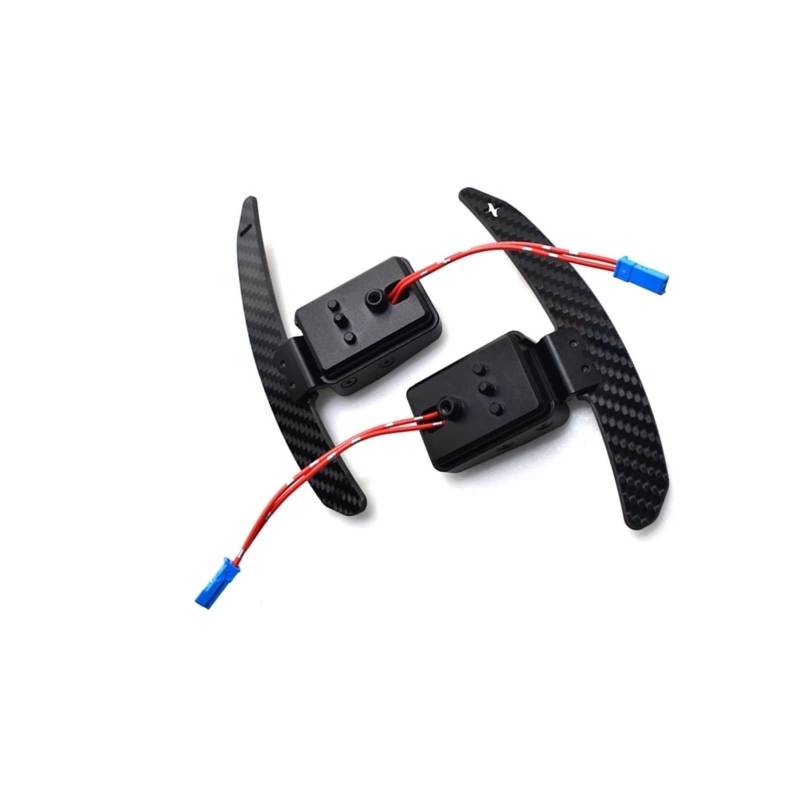 AXCDEVFC Paddle Shifters Kompatibel Mit Für 3er-Serie F30 F31 2012–2019 Magnetische Kohlefaser-Autoschaltwippenabdeckung Lenkrad-Schaltwippenverlängerung von AXCDEVFC