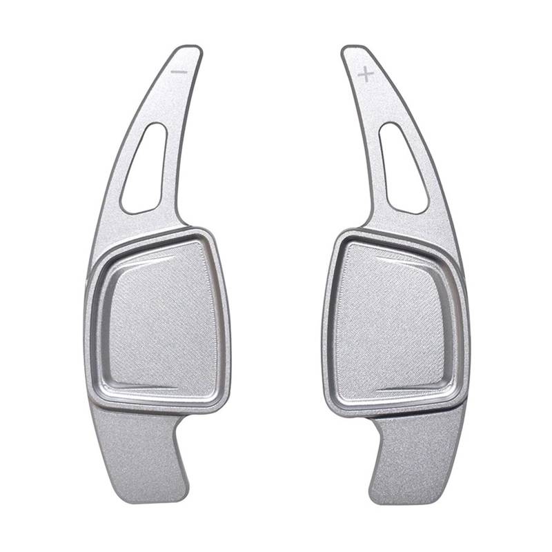 AXCDEVFC Paddle Shifters Kompatibel Mit Für A4 B9 Q7 2016 2017 Für TT TTS 2015 2016 2017 Auto-Schaltwippen Aus Aluminiumlegierung Lenkrad-Schaltwippen Erweitert(Silver) von AXCDEVFC