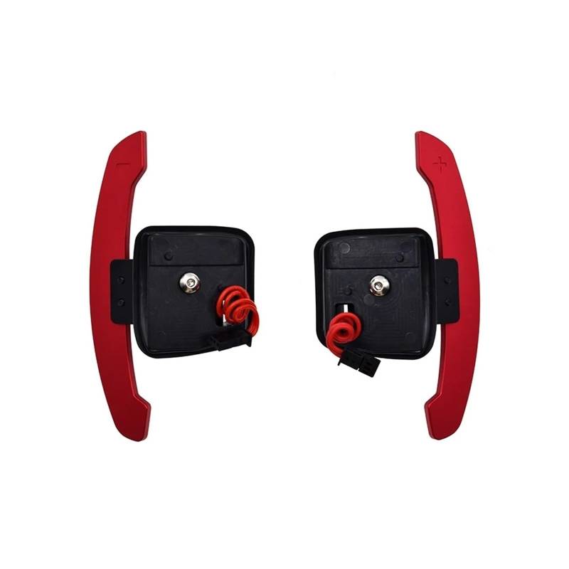 AXCDEVFC Paddle Shifters Kompatibel Mit Für E90 M3 E92 M3 E93 M3 X5M X6M E70 E71 Auto-Schaltwippen, Paddelverlängerung, Lenkrad-Schaltwippen, Aluminiumlegierung(Red) von AXCDEVFC