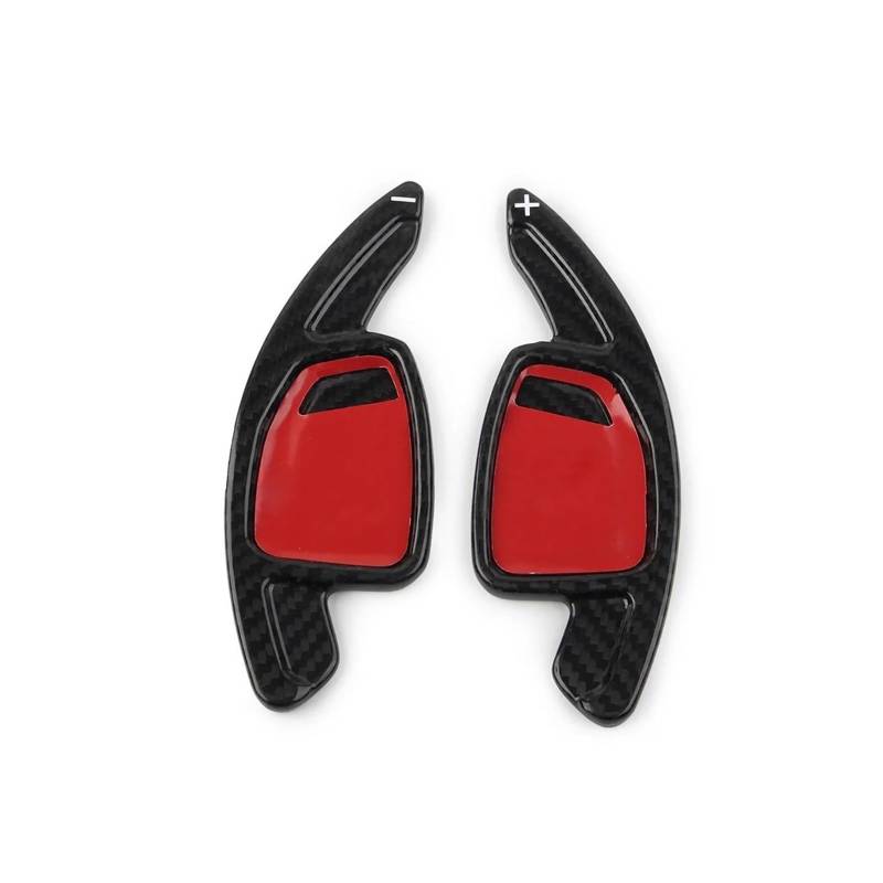 AXCDEVFC Paddle Shifters Kompatibel Mit Für RS4 RS5 RS7 2020 2021 2022 Kohlefaserstruktur Auto-Schaltwippen Paddelverlängerungen Lenkrad-Schaltwippen(Multi-Colored) von AXCDEVFC