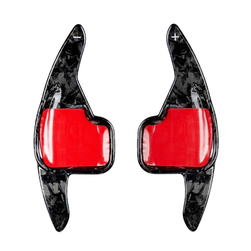 AXCDEVFC Paddle Shifters Kompatibel Mit Für X5 X6 2017 2018 Für 18 2016 2017 2018 Kohlefaserstruktur Auto-Schaltwippenabdeckung Lenkrad-Schaltwippenverlängerung(Multi-Colored) von AXCDEVFC