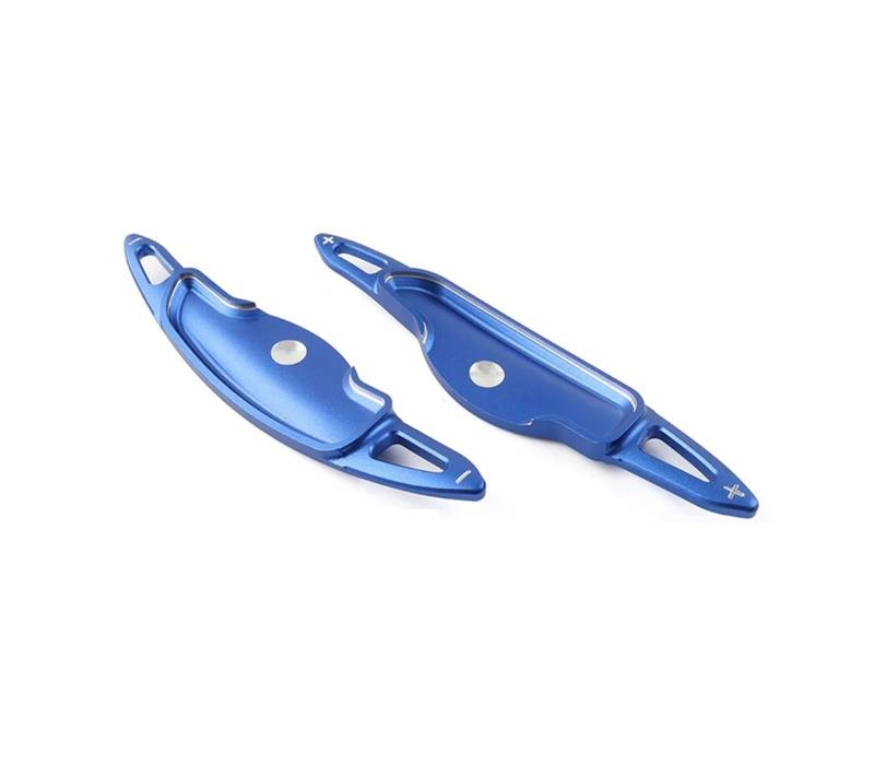 AXCDEVFC Paddle Shifters Kompatibel Mit Genesis Für GV70 GV80 2022 2023 Für Genesis G80 2019 2020 Auto-Schaltwippen Aus Aluminiumlegierung Lenkrad-Schaltwippenverlängerung(Blue) von AXCDEVFC