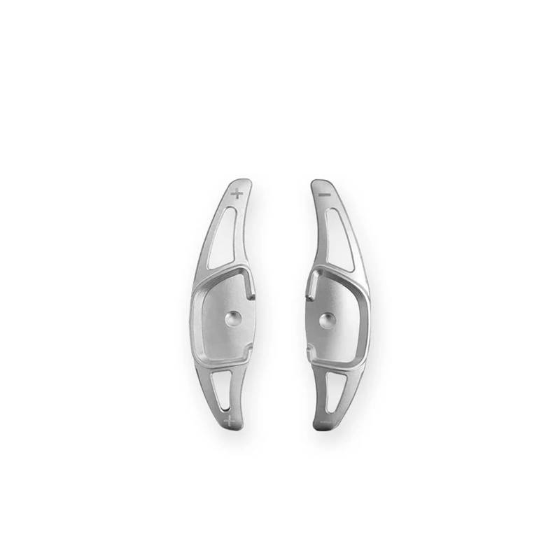 AXCDEVFC Paddle Shifters Kompatibel Mit Hyundai Für IONIQ 5 Für IONIQ 6 Aluminium-Auto-Schaltwippenabdeckung Lenkrad-Schaltwippenverlängerung Lenkradschalthebel(Silver) von AXCDEVFC
