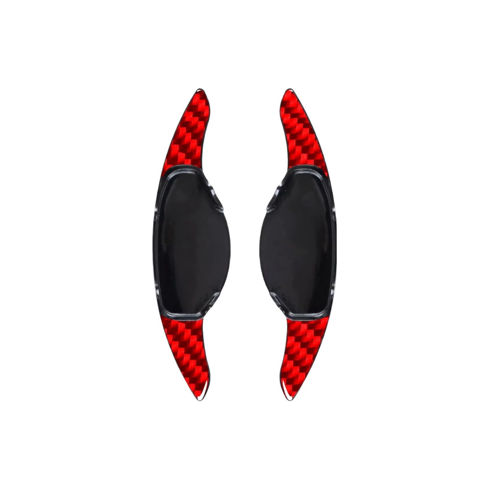 AXCDEVFC Paddle Shifters Kompatibel Mit Infiniti Für QX50 Q50L Q60, Kohlefaserstruktur, Auto-Lenkrad-Schaltwippen-Verlängerung(Carbon Red) von AXCDEVFC