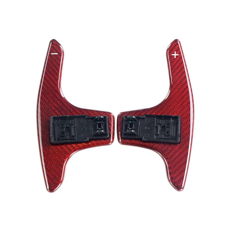 AXCDEVFC Paddle Shifters Kompatibel Mit KIA Für Stinger Für CK 2017 2018 2019 2020 Auto-Schaltwippen-Lenkrad-Schaltwippen-Verlängerungsschalthebel(Red) von AXCDEVFC