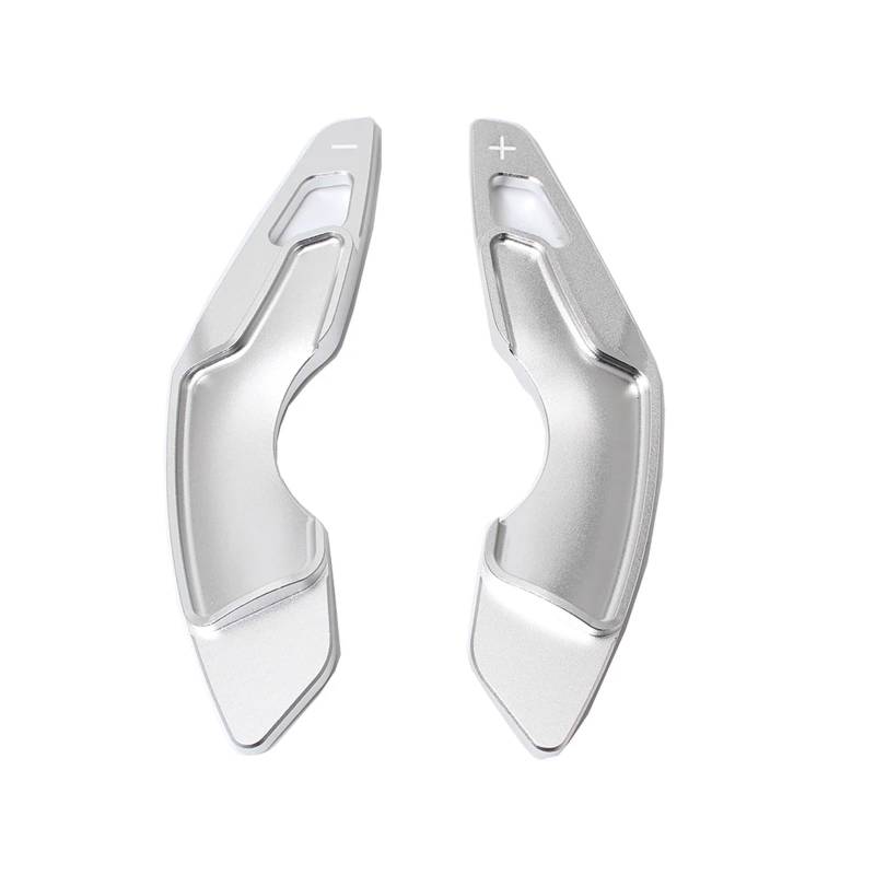 AXCDEVFC Paddle Shifters Kompatibel Mit Lexus Für NX 2014 2015 2016 2017 Aluminium-Auto-Schaltwippenabdeckung Lenkrad-Schaltwippenverlängerung 2 Stück(Silver) von AXCDEVFC