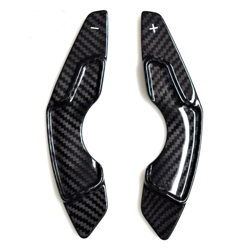 AXCDEVFC Paddle Shifters Kompatibel Mit Lexus Für is 2013–2017 Für NX 2015–2020 Für RC 2014–2018 Kohlefaserstruktur Auto-Schaltwippen Lenkrad-Schaltwippe Innenausstattung(Black) von AXCDEVFC