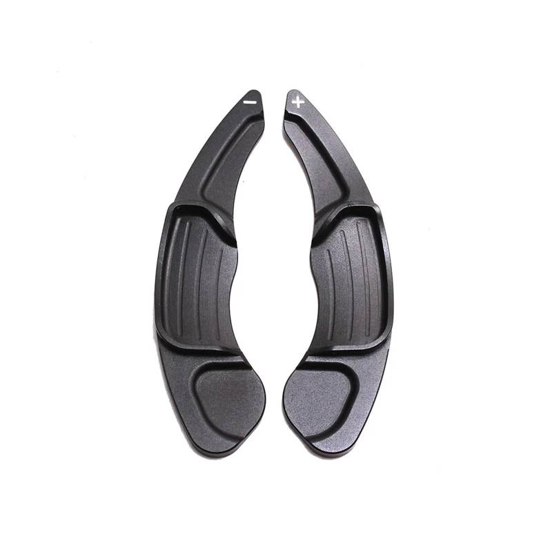 AXCDEVFC Paddle Shifters Kompatibel Mit Lincoln Für MKZ Für MKS 2013 2014 2015 2016 2017 2018 2019 Aluminium-Auto-Paddle-Shifter-Abdeckung Lenkrad-Shift-Paddle-Shifter-Getriebeverlängerung(Black) von AXCDEVFC