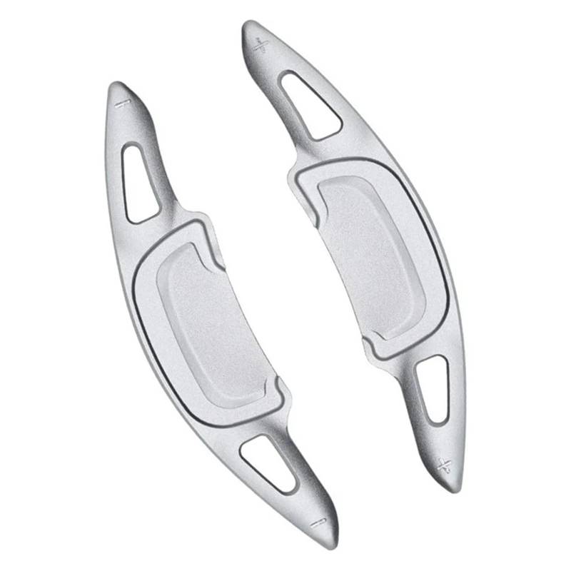 AXCDEVFC Paddle Shifters Kompatibel Mit Mazda Für Mazda 3 Für Axela CX30 CX-30 2020 2021 Auto-Schaltwippen Lenkradwippen Verlängerung Schaltwippenabdeckung(Silver) von AXCDEVFC