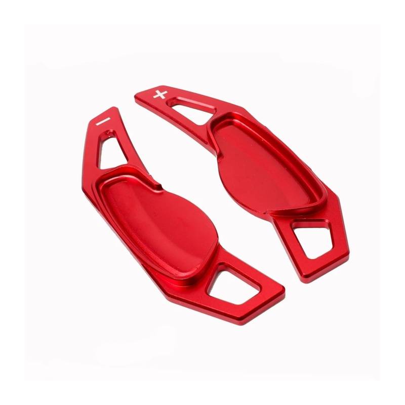 AXCDEVFC Paddle Shifters Kompatibel Mit Smart Für Fortwo 2009-2017 Für Forfour 2015-2017 Auto-Schaltwippen Lenkrad-Schaltwippen Schaltwippen Verlängerungsaufkleber 2 Stück(Red) von AXCDEVFC