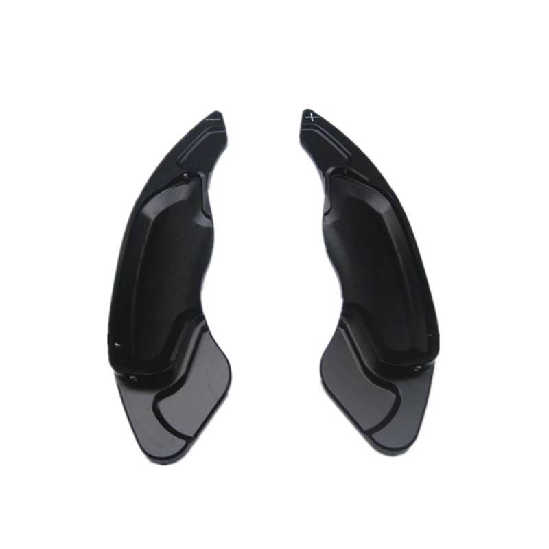 AXCDEVFC Paddle Shifters Kompatibel Mit Volvo Für V40 2016 2017 Für XC60 2015 2016 2017 Zubehör Aluminium Auto Paddel Extender Rad Lenkgetriebe Schaltwippe(Black) von AXCDEVFC