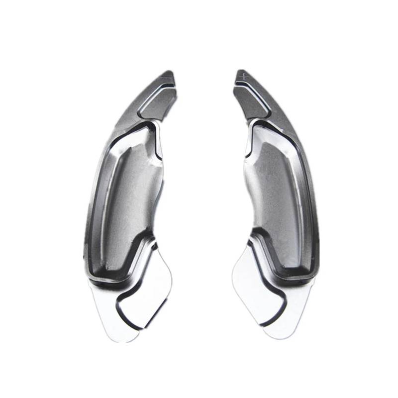 AXCDEVFC Paddle Shifters Kompatibel Mit Volvo Für V40 2016 2017 Für XC60 2015 2016 2017 Zubehör Aluminium Auto Paddel Extender Rad Lenkgetriebe Schaltwippe(Silver) von AXCDEVFC