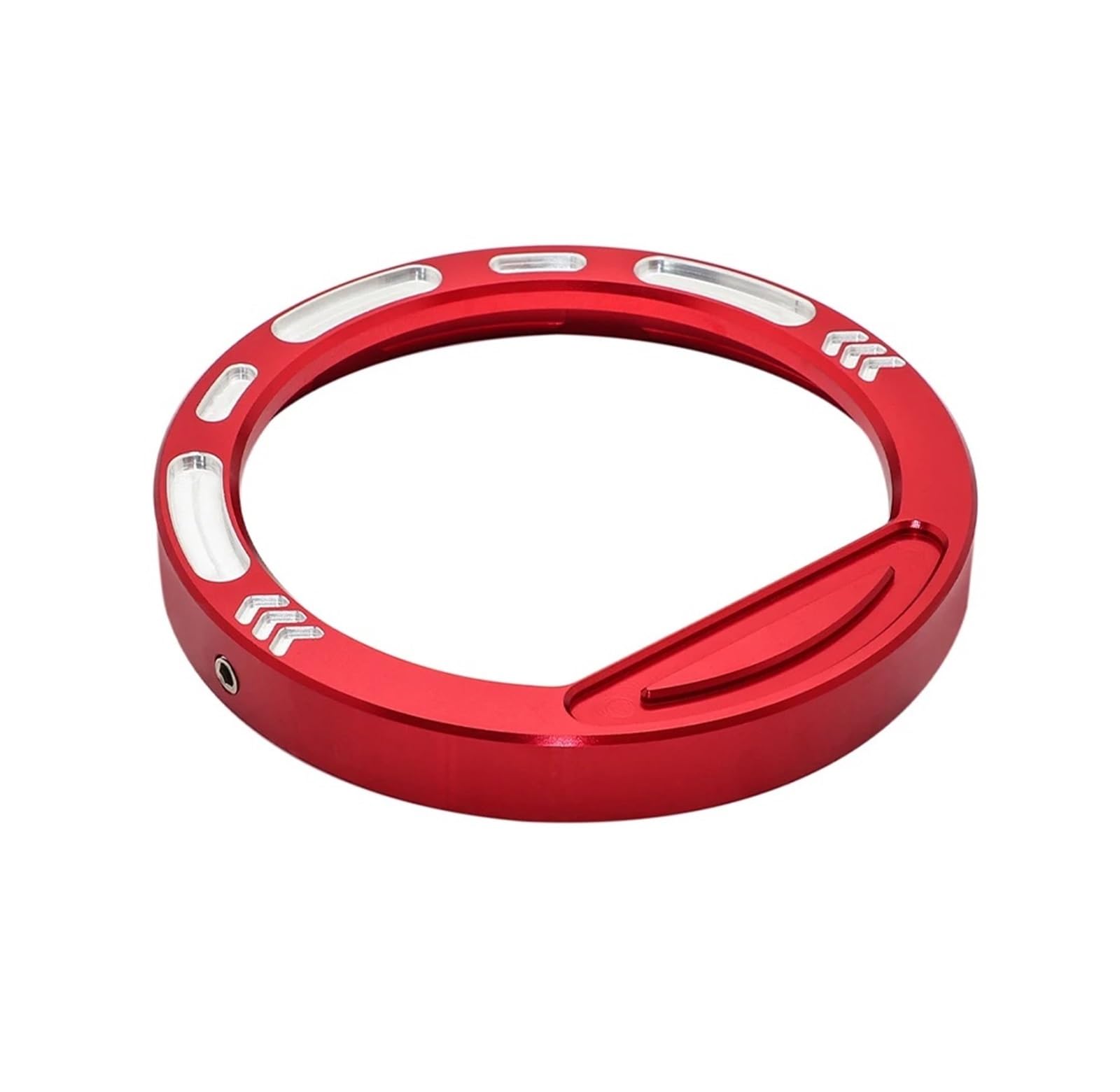 AXCDEVFC Tachometer Rahmen Motorrad Kompatibel Mit Polaris Für RZR 570 Für RZR 800 Für RZR900 Für RZR1000. Blende, Instrumentenringabdeckung, Drehzahlmesser, Tachometer, Messgerätering.(Red) von AXCDEVFC