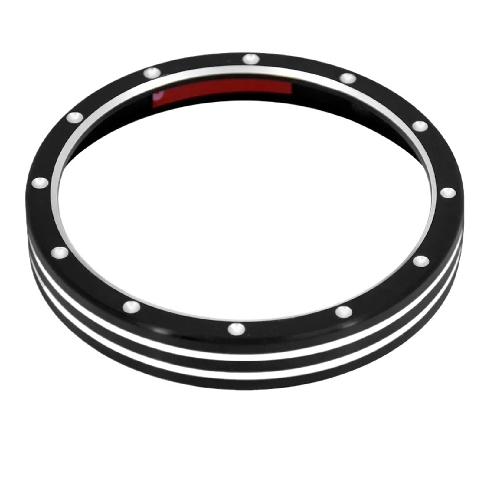 AXCDEVFC Tachometer Rahmen Motorrad Kompatibel Mit Street Für Bob Für Sportster XL Motorrad-Tachometer-Lünettenring-Drehzahlmesser Zierring-Abdeckung Motorrad-Messgerätrahmen(D) von AXCDEVFC