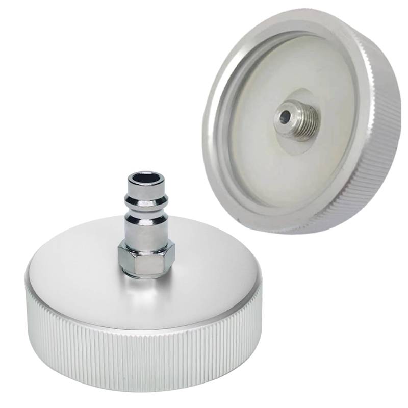 AXILYZE Adapter für Bremsflüssigkeitsbehälter mit Euro-Spitze, Aluminium-Bremsenentlüfter-Adapter, geeignet für die Meisten EuropäIschen Automodellen von AXILYZE